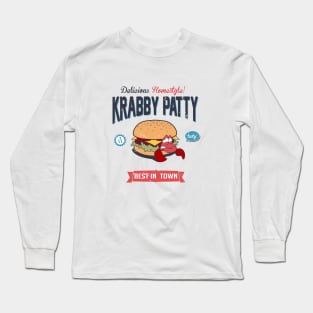 Crab Patty Gourmet Long Sleeve T-Shirt